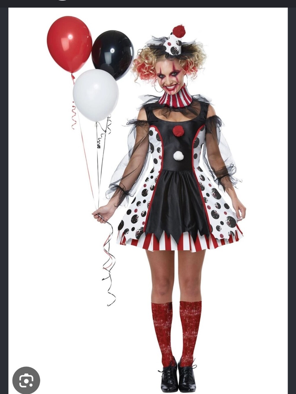 Twisted Clown Adult Costume